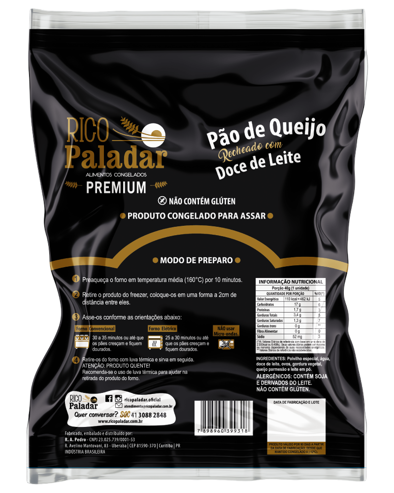 Pão de Queijo de Doce de Leite